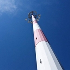 De gegalvaniseerde Toren van de Staal Monopole Antenne voor Telecommunicatie