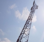 Het Staaltoren van de hoek Veelhoekige Telecommunicatie met Steun en Hdg-Toebehoren