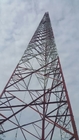 60m de Hete Ondergedompelde Gegalvaniseerde Toren Q345 van het Telecommunicatiestaal