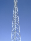 De tubulaire Toren Hete Onderdompeling Gegalvaniseerde Q355 van het Telecommunicatiestaal