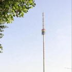 Monopole Gegalvaniseerde Toren van het telecommunicatiestaal met Hete Onderdompeling