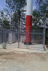 Gegalvaniseerde staal Monopole Toren voor Telecommunicatie Hete Onderdompeling