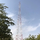 De gegalvaniseerde Toren van de de Telecommunicatieantenne van de Staalhoek Tubulaire met Steunen