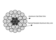 Naakte het Aluminiumleider Versterkt Thermal Resistant Steel van TACSR