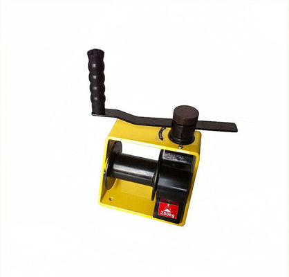 Hand Lifting Worm Gear Winch 250kg 500kg 1000kg With Pressed Steel Structure