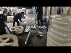 916 reeks Stringing Block aanpasbare overhead-transmissielijnen voor ACSR720-geleider