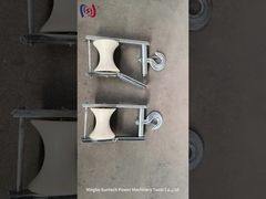 80mm het Luchtblok van Pulley Stringing Roller van de Kabelleider voor Luchtlijn