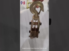 Ronde oog type 3t Kabel katrol blokken Stalen transmissielijnen Stringing tools