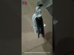 Bovenleiding Ronde riem Houd de draadkabelpoelie vast aan het blok