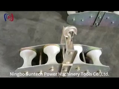 Vier wielen combinatie van optische vezels Stringing Block Pulley Opgw Stringing Tools