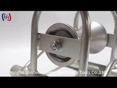 160x165 mm gegalvaniseerde aluminium kabelrollers