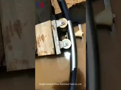 Triple pulley 10KN hoekgrondkabelroller voor de bouw van overbrengingslijnen