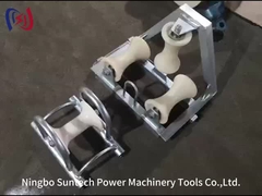 10 KN Hoekkabelrol met drie scheven Hoekrol met grondrol Stringtools