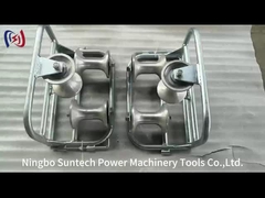 Triple corner ground 140mm kabel trekrollers met aluminium alloy wielen