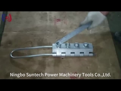 Bolt Type Ronde stalen touwgripper 70KN Kabel trekken Stringing geleider klem