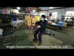 1kN-inspectiewagen met een aluminiumschaal voor het onderhoud van de transmissielijn