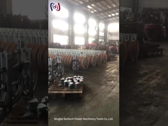 Eenvoudige schuif toren oprichting gereedschappen, staal katrol blok voor het tillen / tillen