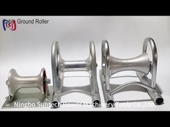 ISO-aluminiumlegering rechtlijnige aardingskabel spoelrol staalkabelrol