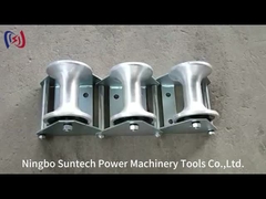 Draadgereedschap Drie Nylon Katrollen Kabelgeleider Roller Voor Ondergronds Werk