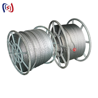 kwaliteit  Transmission Line Anti Twisting Braided Galvanised Conductor Steel Pilot Wire Rope fabriek