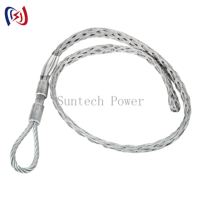 kwaliteit  80kn Wire Rope Pulling Conductor ACSR Cable Mesh Socks fabriek
