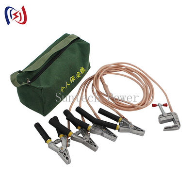 Kwaliteit  Three phase 25mm Plug Construction Earth Wire Personal Grounding Wire Safety Tools fabriek