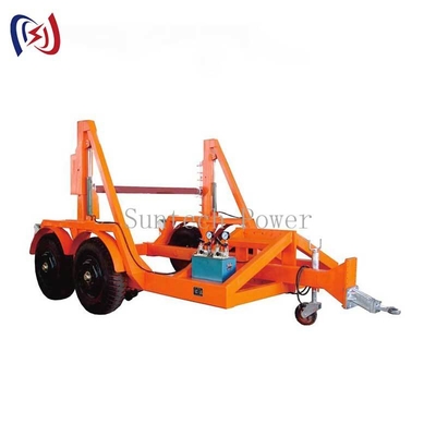 kwaliteit  Heavy Duty Cable Reel Trailer 20T Capacity for Industrial Transport fabriek