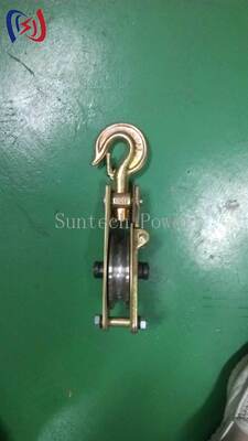 kwaliteit  Professional Hoisting Tackle Block and Tackle System for Heavy Duty Lifting with 10-200KN Rated Load in Electrical Construction Projects fabriek