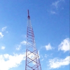 Gegalvaniseerde Toren van het de Telecommunicatiestaal van TV de Hoekige 100m met Hete Onderdompeling