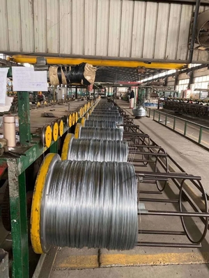 de Naakte Gegalvaniseerde Bundel Guy Wire For Overhead 3/8 van 1 x 7 EHS“