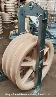 916 x 110 mm bovengrondse transmissielijn vijf schijven dirigent rijgenblokken