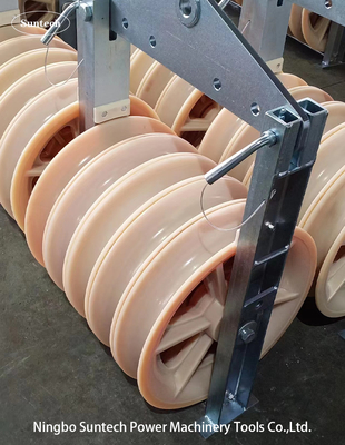 660mm Nylone Schoven Proefwire rope condutor die Katrolblok vastbinden