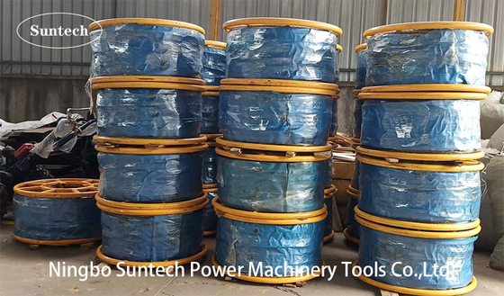 Zeshoek 18mm Gegalvaniseerde Staal Antidraai Proefwire rope with 12 Bundels