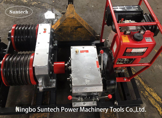 5 Ton Double Capstan Cable Winch-Trekker met de Motor 13HP van Honda GX390