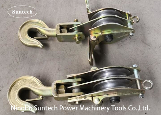 Open van de de Katrolschijfkatrol van QHS Dubbele het Blok10t Leider Stringing Tools