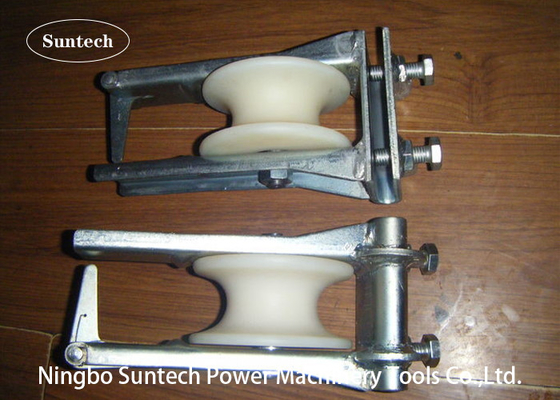 Transmissielijn Crossarm Mounted Nylon Wheel Conductor Stringing Blocks