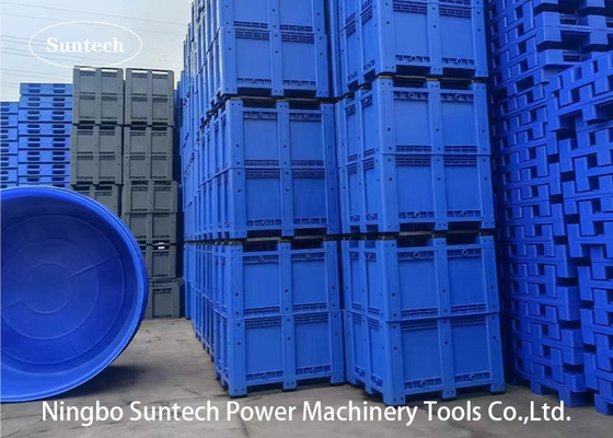 Stackable Heavy Duty Industry Gebruik 20 EA Kleur Bule Bult Container Platic opslagcontainer Box