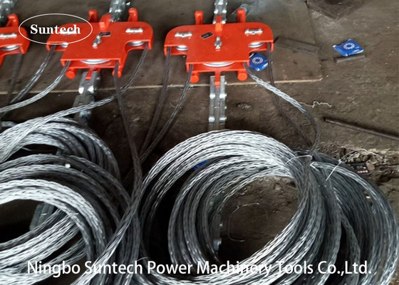 De Kabel die van Stringing Tools 130KN van de vier Bundelleider Lopende Raad trekken