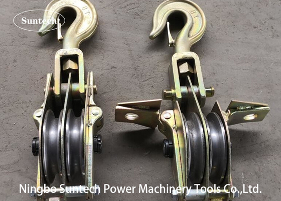 Twee de Open van het de Katrolblok 30kN van de Typehaak Leider Stringing Tools