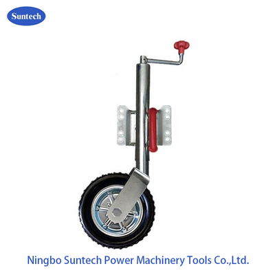250mm Reis750kg Staal Rim Rubber Trailer Jockey Wheel