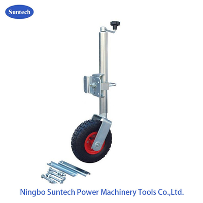 Het gegalvaniseerde Pneumatische Wiel van 500lbs Marine Swivel Trailer Jack With