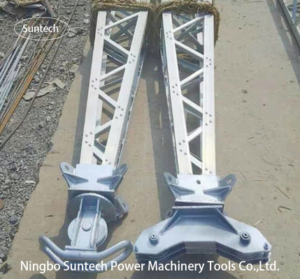 Aluminiumlegering Elektrogin pole tower erection tools