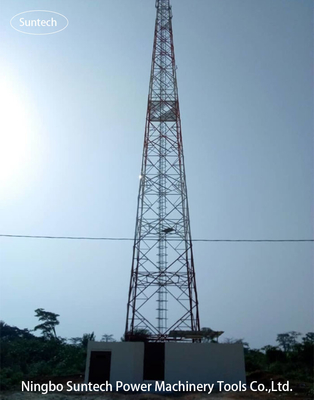 110KV de Toren van de antennetelecommunicatie galvaniseerde de Hoekige Structuur van de Staalradar