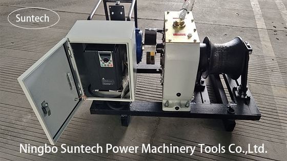 High Performance Cable Winch Puller voor torenopbouw in de bouw van elektriciteitscentrales