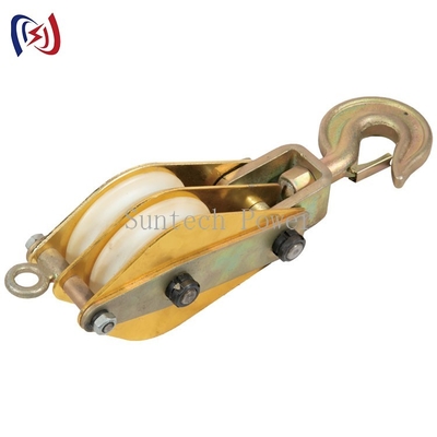 Vervoerlijnen Stringing Tools Geïsoleerde Nylon Sheave Hoisting Tackle