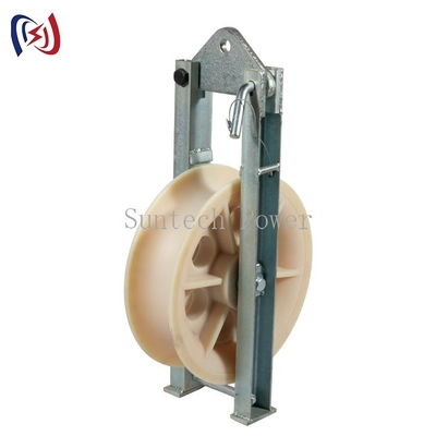 Drievoudige constructiegeleider Bespankatrol Nylon blok 60KN 660 mm