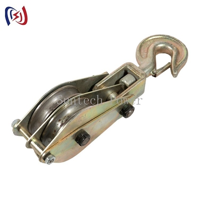 Het hijsen van de Katrolblok van Wire Stringing Tools van de Uitrustings20kn Leider