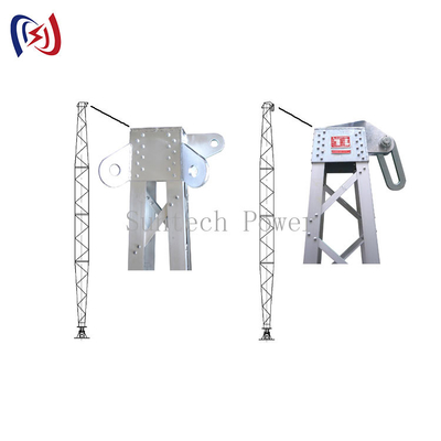 Aluminiumlegering Elektrogin pole tower erection tools