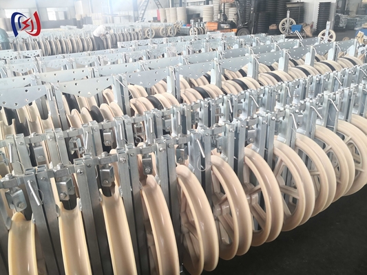 822-serie Stringing Block Overhead Transmission Line Werktuigen met aangepaste schaafdimensie en hoge laadcapaciteit