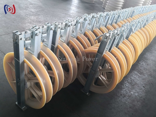 822-serie Stringing Block Overhead Transmission Line Werktuigen met aangepaste schaafdimensie en hoge laadcapaciteit